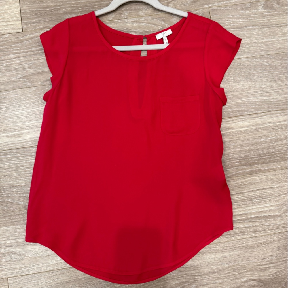 Joie Red Short Sleeve Top